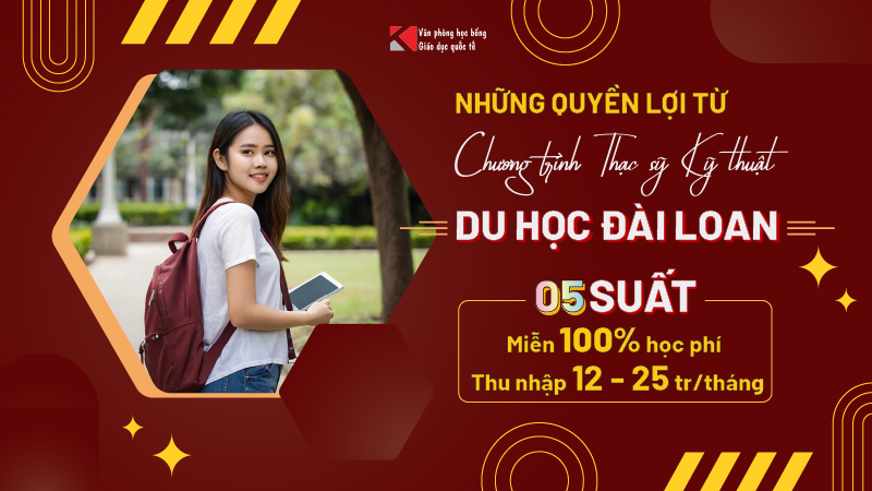 Quyền Lợi Từ Chương Trình Thạc Sĩ Kỹ Thuật 2 Năm Học Tại Đài Loan