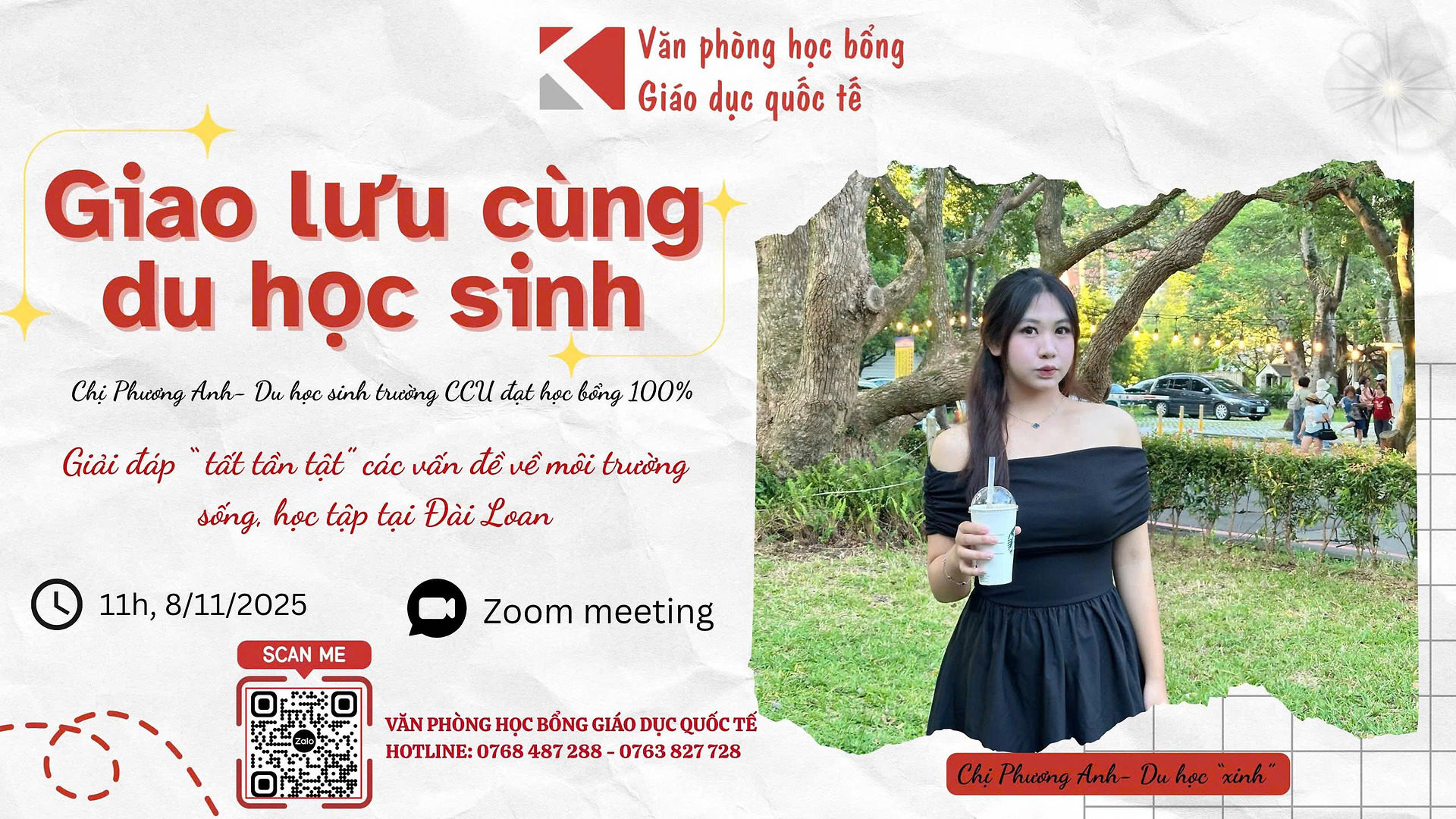 Talkshow Du học Đài Loan – Hành trang, cơ hội và trải nghiệm thực tế