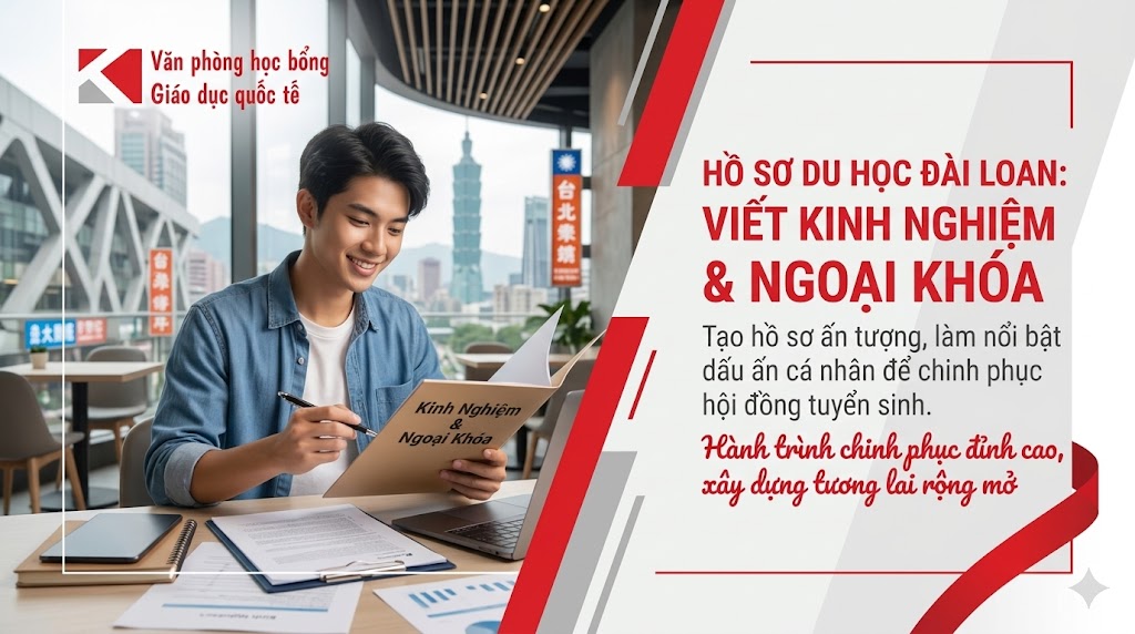 Du Học Đài Loan: Bí Quyết Viết CV Ngoại Khóa Ăn Điểm