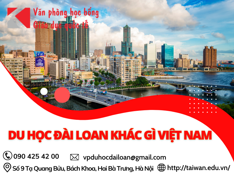 DU HỌC ĐÀI LOAN KHÁC GÌ DU HỌC VIỆT NAM