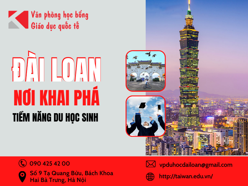 ĐÀI LOAN NƠI KHAI PHÁ TIỀM NĂNG DU HỌC SINH