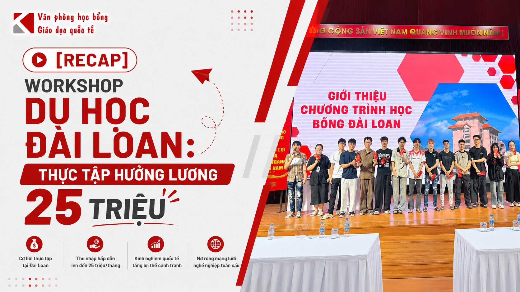 [Recap] Workshop Du Học Đài Loan: Thực Tập Hưởng Lương 25 Triệu
