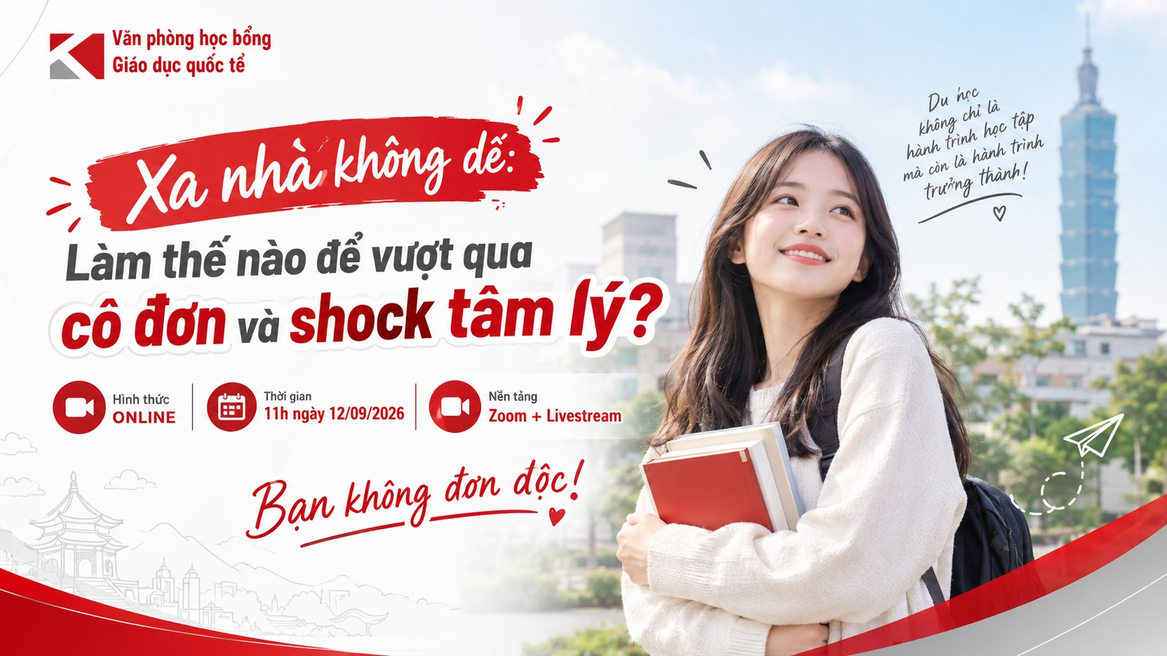 Vượt Qua Sốc Tâm Lý Khi Du Học Đài Loan | Sự Kiện 12/09
