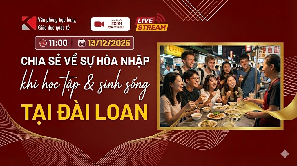 Chia sẻ về sự hòa nhập khi học tập và sinh sống tại Đài Loan