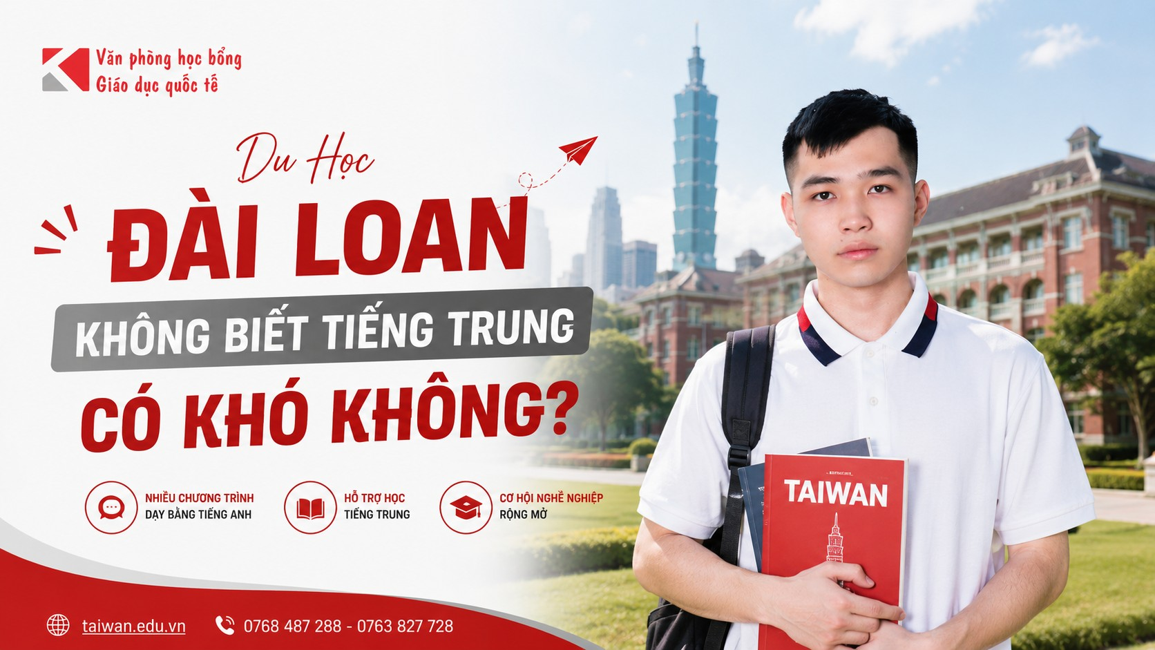 Du Học Đài Loan Không Biết Tiếng Trung Có Khó Không?