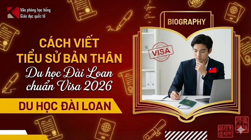 Cách viết tiểu sử bản thân du học Đài Loan chuẩn Visa 2026