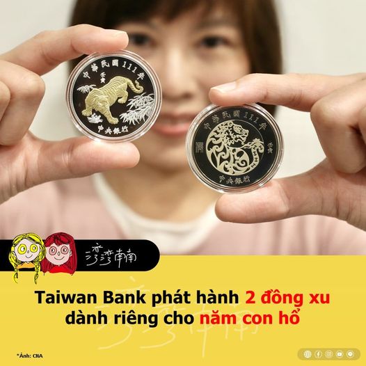 Báo cáo cho biết hôm thứ Ba (4 tháng 1), ngân hàng Trung ương sẽ phát hành 90.000 bộ tiền xu cho năm con hổ.