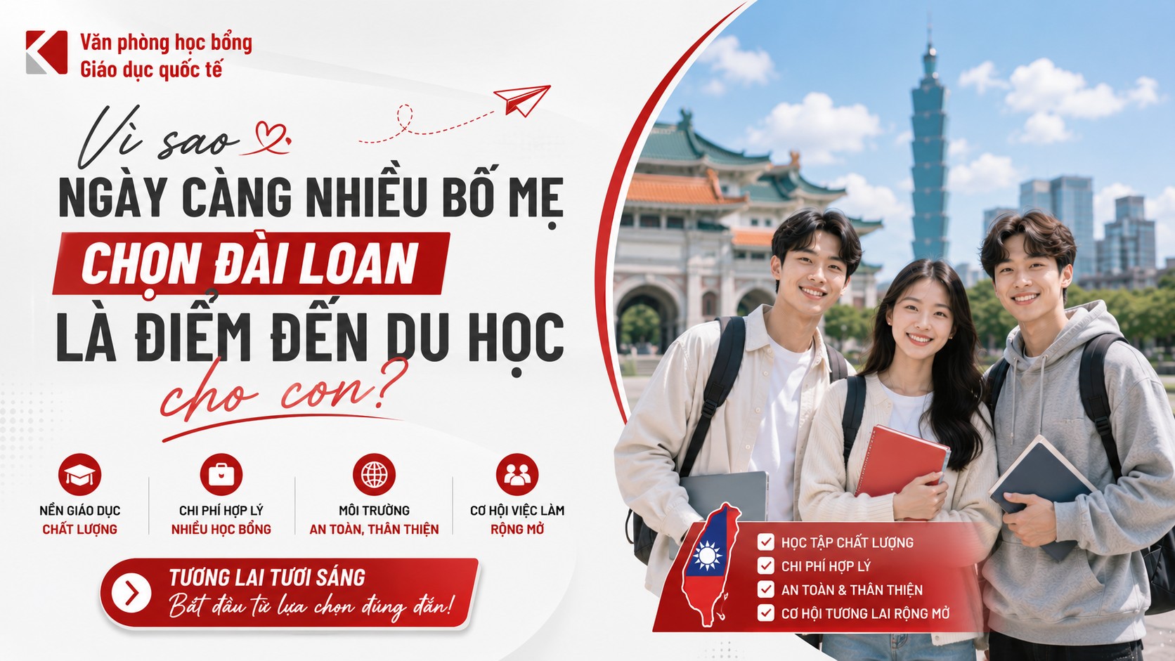 Vì Sao Phụ Huynh Việt Đua Nhau Cho Con Du Học Đài Loan?