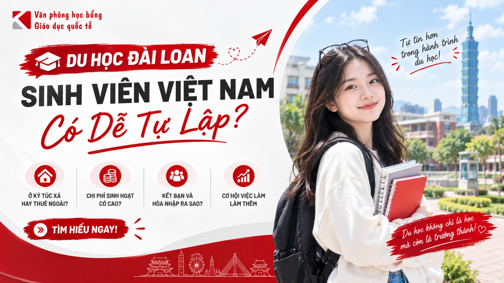 Du Học Đài Loan: Sinh Viên Việt Nam Có Dễ Tự Lập?