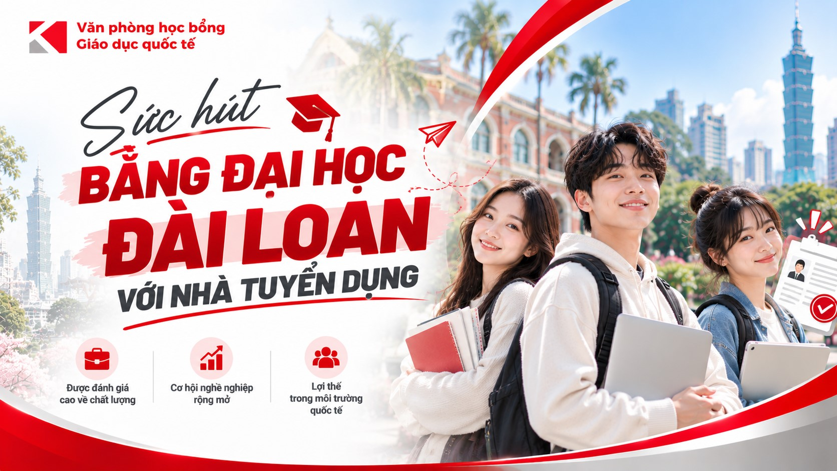 Sức Hút Bằng Đại Học Đài Loan Với Nhà Tuyển Dụng