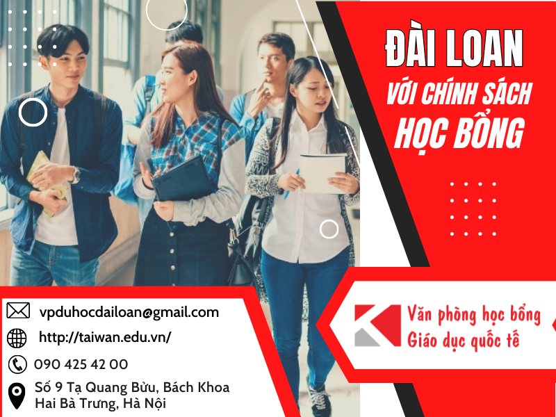 DU HỌC ĐÀI LOAN THU HÚT DU HỌC SINH VỚI CHÍNH SÁCH HỌC BỔNG