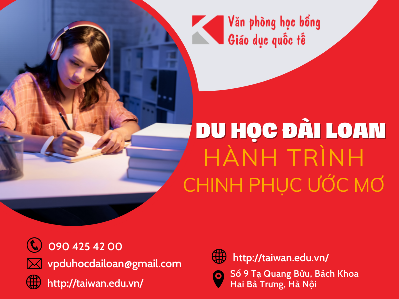 DU HỌC ĐÀI LOAN, HÀNH TRÌNH CHINH PHỤC ƯỚC MƠ