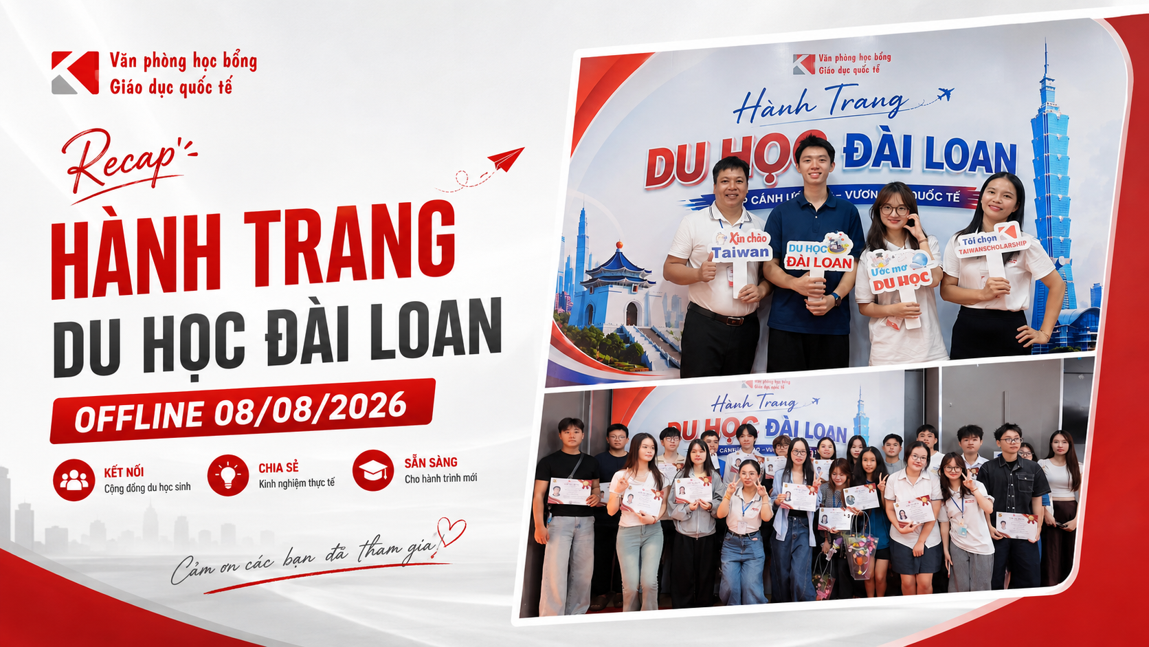 [Recap] Sự Kiện Hành Trang Du Học Đài Loan 08/08/2026