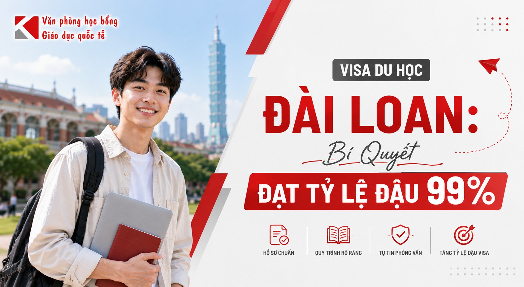 Visa Du Học Đài Loan: Bí Quyết Đạt Tỷ Lệ Đậu 99%