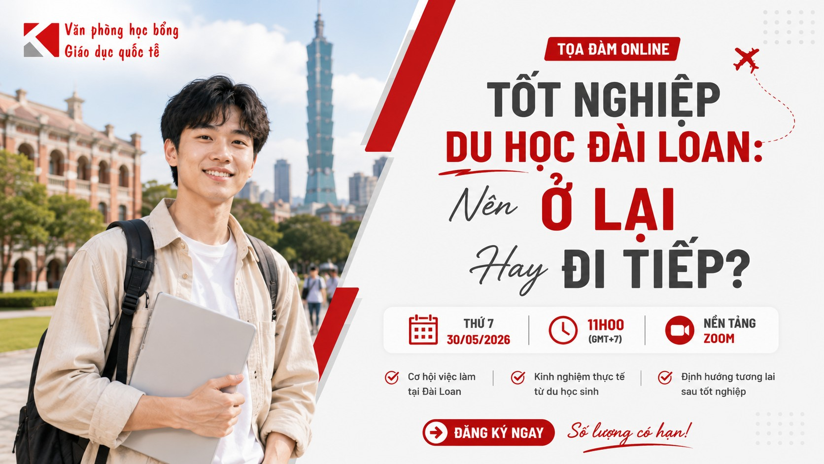 Tốt Nghiệp Du Học Đài Loan: Nên Ở Lại Hay Đi Tiếp Lợi Hơn?