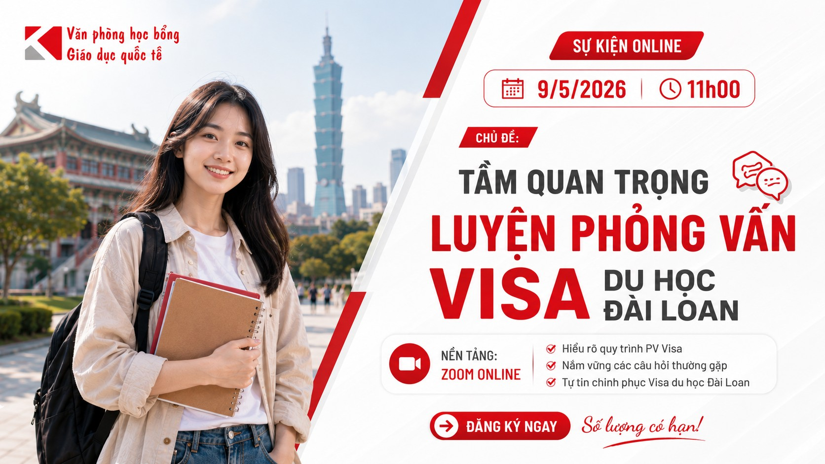 Tầm Quan Trọng Luyện Phỏng Vấn Visa Du Học Đài Loan
