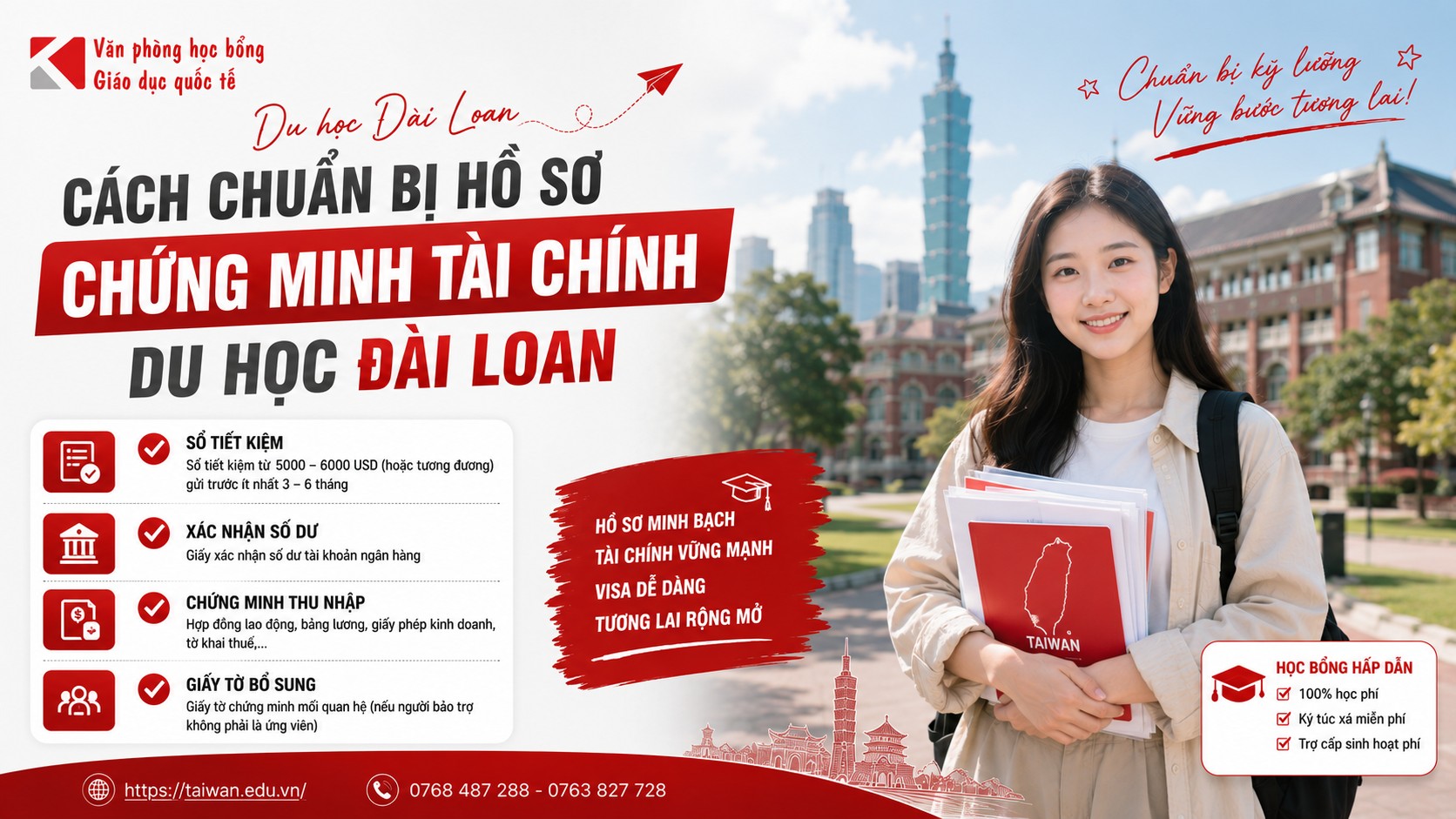 Hướng Dẫn Chứng Minh Tài Chính Du Học Đài Loan Chuẩn Nhất