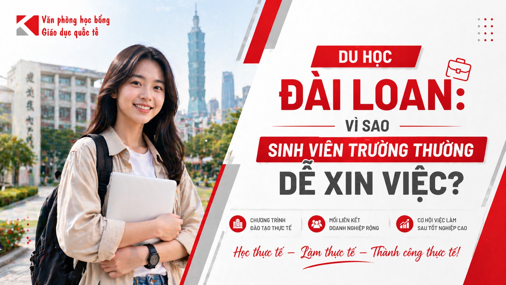 Du Học Đài Loan: Vì Sao Sinh Viên Trường Thường Dễ Xin Việc?