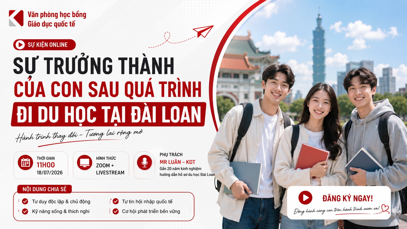 Sự Trưởng Thành Của Con Sau Quá Trình Đi Du Học Tại Đài Loan | Zoom 18/7