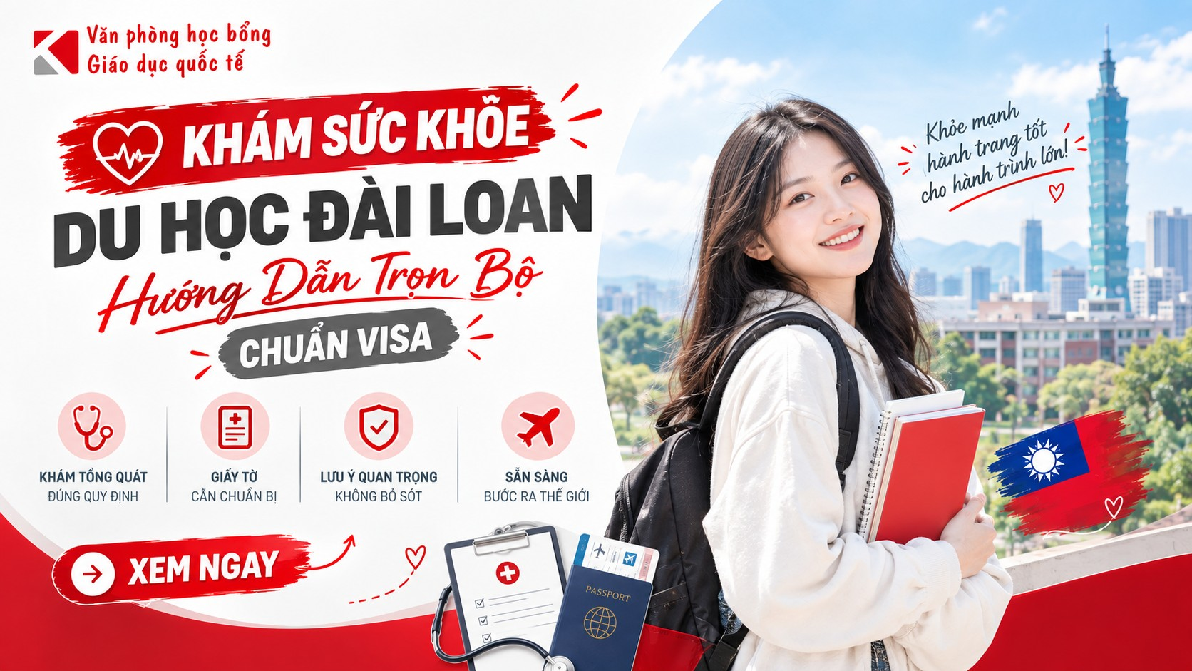 Khám Sức Khỏe Du Học Đài Loan: Hướng Dẫn Trọn Bộ Chuẩn Visa