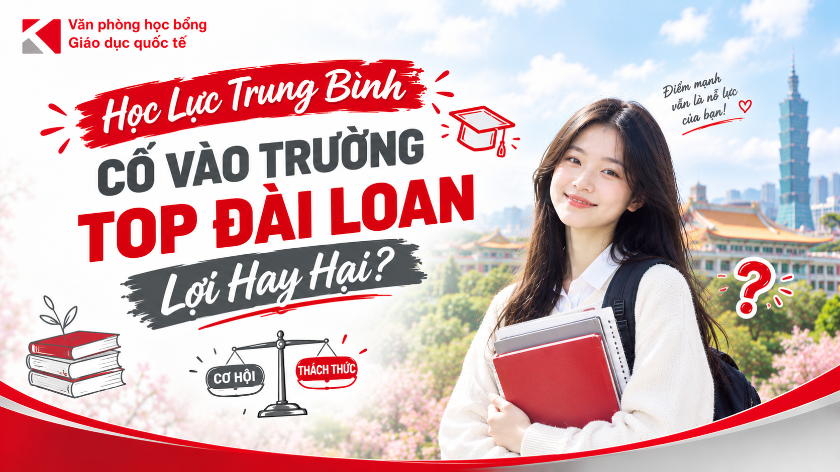 Học Lực Trung Bình Cố Vào Trường Top Đài Loan: Lợi Hay Hại?