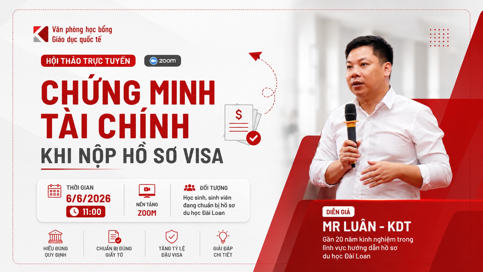 [Webinar] Chứng Minh Tài Chính Du Học Đài Loan Chuẩn TECO