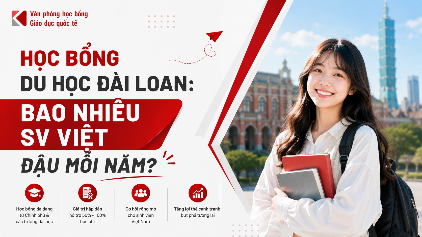 Học Bổng Du Học Đài Loan: Bao Nhiêu SV Việt Đậu Mỗi Năm?