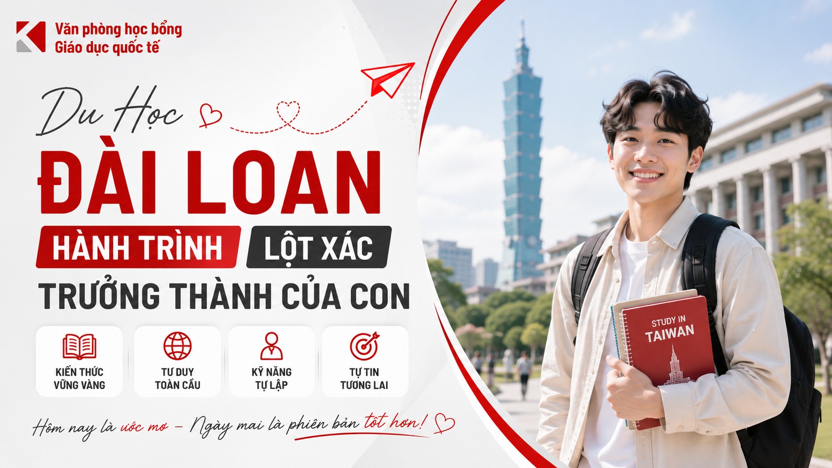 Du Học Đài Loan: Hành Trình Lột Xác Trưởng Thành Của Con