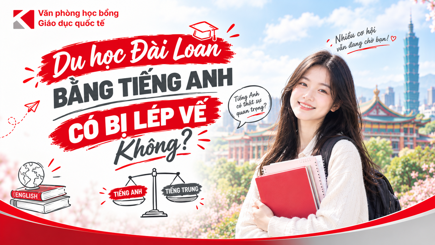 Du Học Đài Loan Bằng Tiếng Anh Có Bị Lép Vế Không?
