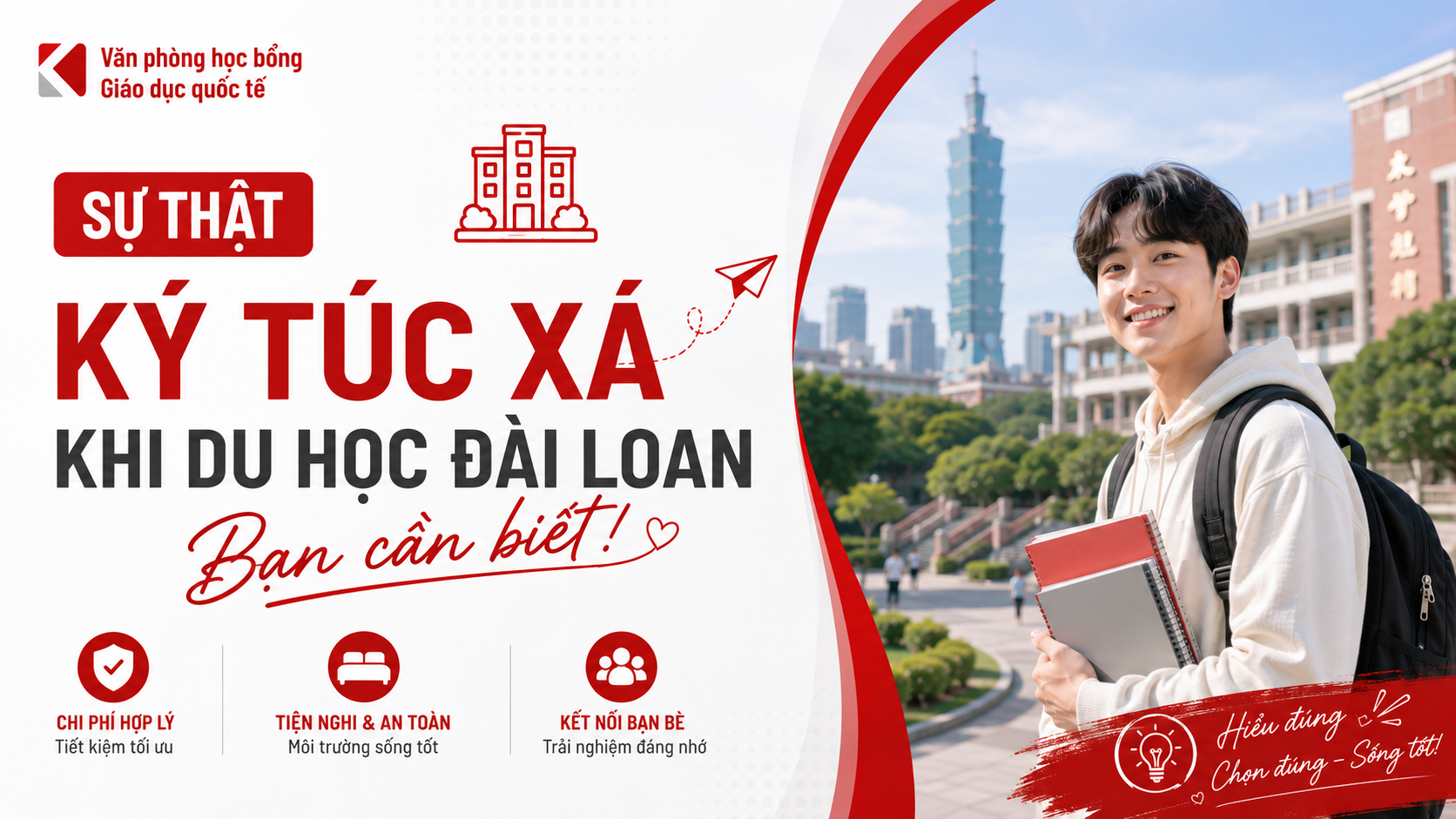 Sự Thật Ký Túc Xá Khi Du Học Đài Loan Bạn Cần Biết