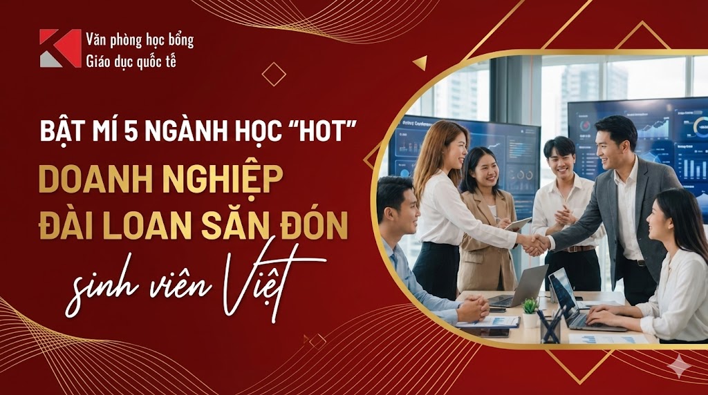 5 ngành “hot” du học Đài Loan được doanh nghiệp săn đón