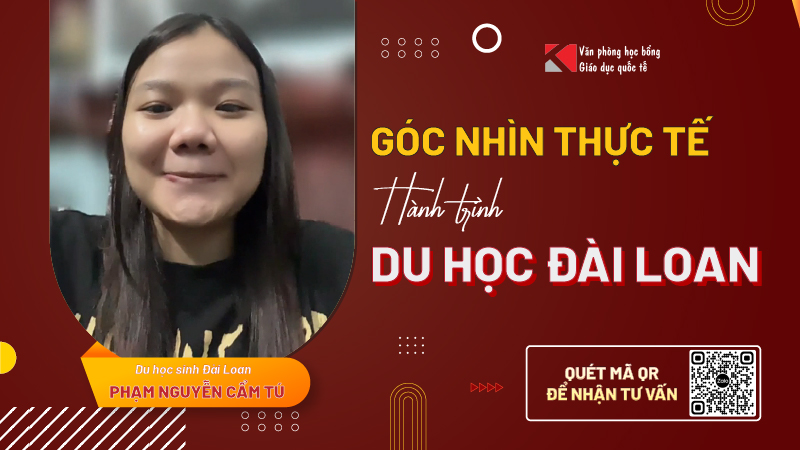 Du học Đài Loan: Lựa chọn của Cẩm Tú (Truyền thông Đa phương tiện) nhờ mẹ và đối tác