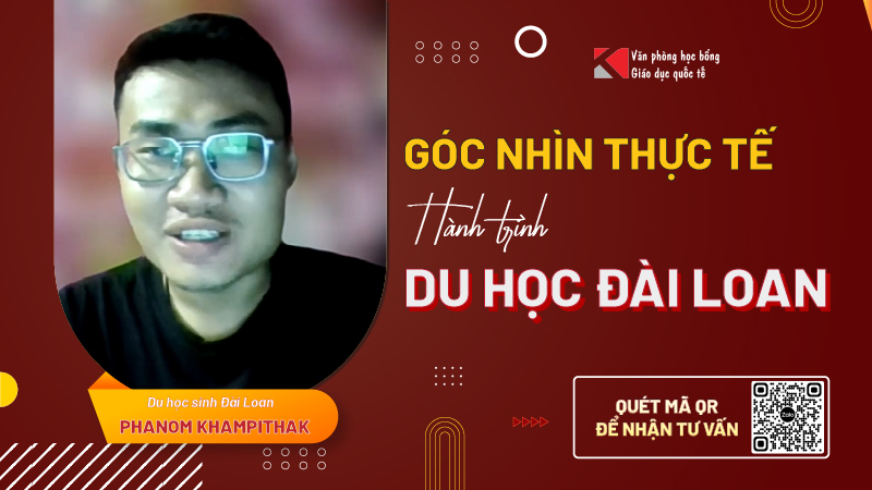 Phanom (SV Lào, ĐH Hà Tĩnh) và quyết tâm thực tập Đài Loan: Nâng cao tiếng Trung
