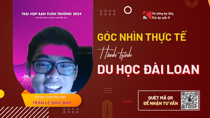 Quốc Bảo: Chọn Đài Loan vì hợp tài chính, văn hóa gần Việt Nam và lời khuyên 