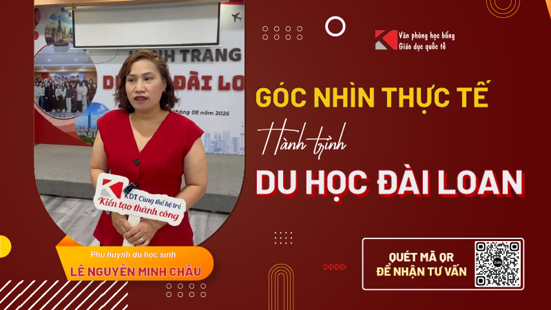 Hành trình chinh phục học bổng Đài Loan: Kinh nghiệm từ mẹ du học sinh