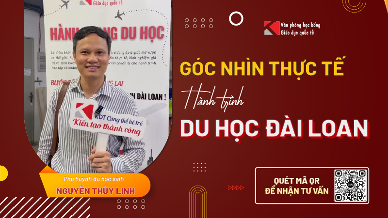 Phụ huynh chia sẻ lý do chọn Đài Loan cho con du học – chi phí hợp lý và môi trường thân thuộc