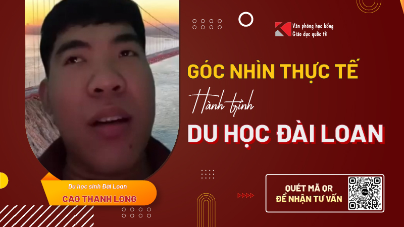 Học bổng thạc sĩ Đài Loan: Hành trình đầy cảm hứng của Cao Thanh Long