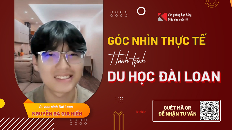 Du học Đài Loan ngành Công nghệ: Gia Hiển và hành trình được 