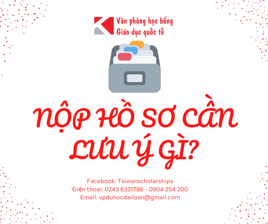 Một số lưu ý khi nộp hồ sơ ( nộp hồ sơ gốc )