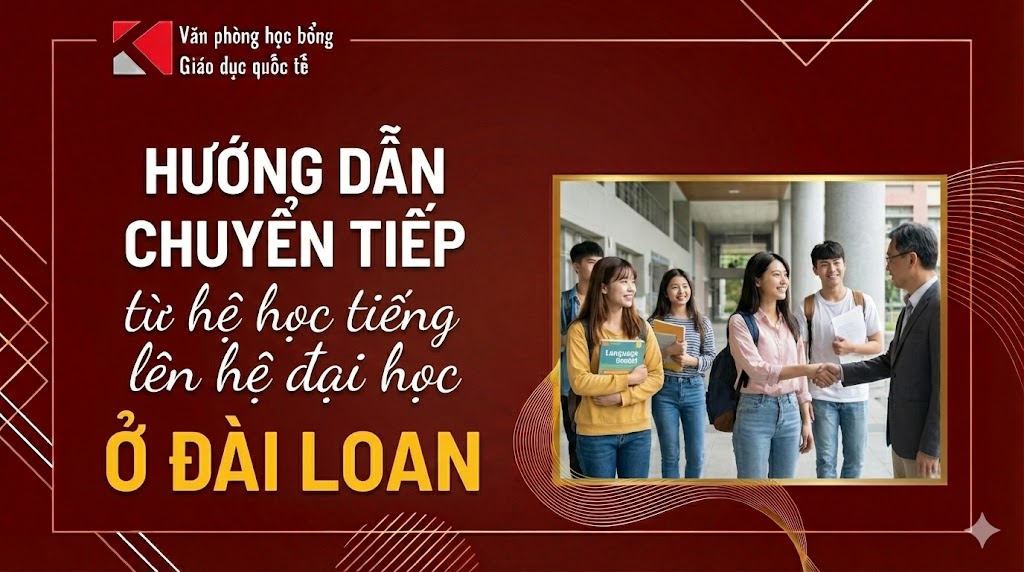 Du học Đài Loan: Hướng dẫn chuyển tiếp từ hệ tiếng lên Đại học