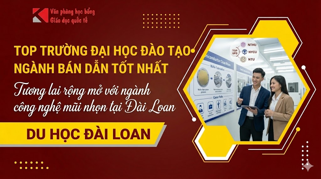 Du học Đài Loan ngành Bán dẫn: Top 5 trường đại học tốt nhất hiện nay