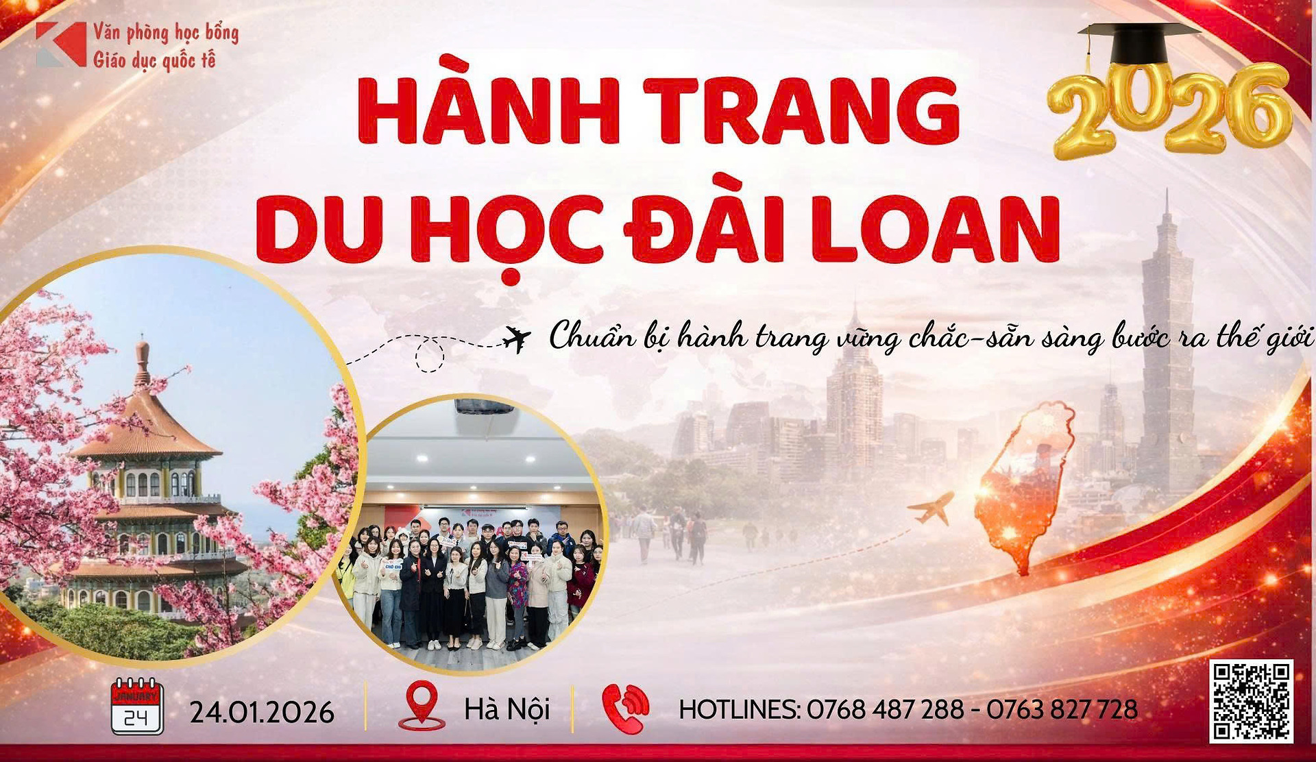 Sự Kiện Hành Trang Du Học Đài Loan 2026: Gặp Gỡ 6 Chuyên Gia